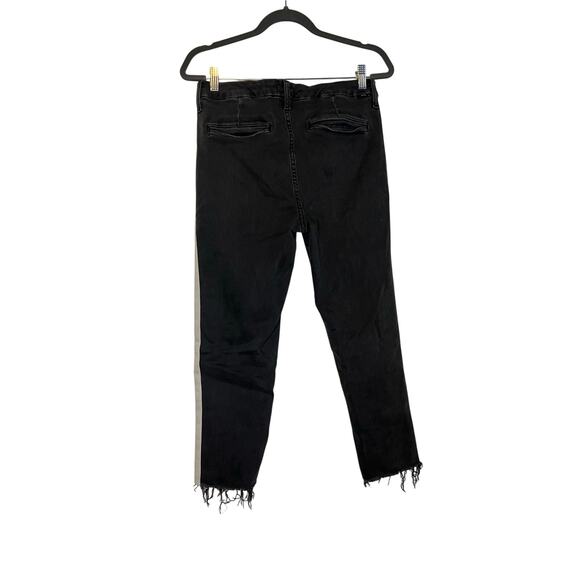 Mother faded black striped jeans 28 - Picture 2 of 4